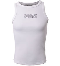 Hound Top - Rib - Off White w. Print