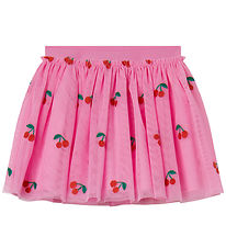 Stella McCartney Kids Tjull pils - Bleikt M. Útsaumur