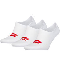 Levis Footies - High Rise - 3 Pakki - Hvítur