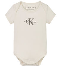 Calvin Klein Bodysuit k/æ - Monogram - Tofu White