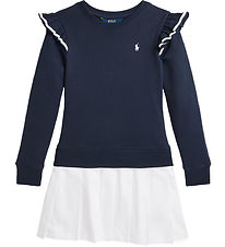 Polo Ralph Lauren Sweatkleid - Navy/Weiß