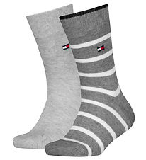 Chaussettes Tommy Hilfiger - 2 Pack - Breton - Noir