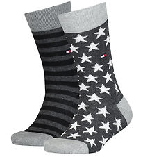 Tommy Hilfiger Socks - Stars Duck Stripes - Black