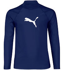 Puma Swim Top - UV50+ - Navy w. Logo