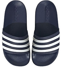 adidas Performance Badesandalen - Adilette-Dusche - Dkblue/Ftwwh