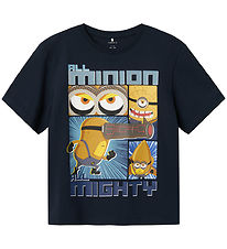 Name It Stuttermabolur - Minions - NkmOby - Dark Safír M. Prenta