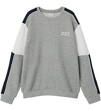 Name It Blússa - NkmRicce - Grey Melange