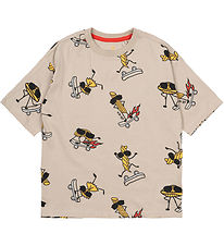 The New T-shirt - TnNarfalle - Feather Gray AOP