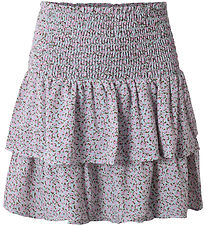 Hound Skirt - Light blue/Pink w. Flowers