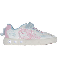 Geox Lichtgevende Schoenen - J Skylin - Wit/Roze