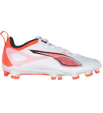 Puma Football Boots - Ultra 5 Play V FG/AG Jr - White/Black/Glow
