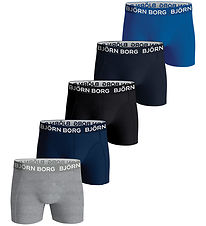 Björn Borg Boxers - 5-Pack - Blue/Black/Gray
