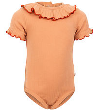 Minimalisma Bodysuit k/æ - Rib - Nynne - Peach