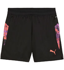 Puma Shorts - IndividualCUP Jr - Black w. Print