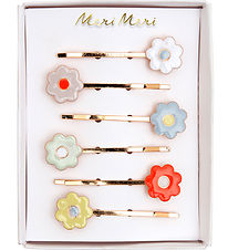 Meri Meri Hairpins - 6-Pack - Enamel - Daisy - 5.5 cm - Flowers