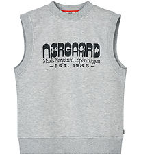 Mads Nørgaard Waistcoat - Suns - Light Grey Melange