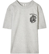 Mads Nørgaard T-Shirt - Dry Single Theo - Hellgrau-Meliert