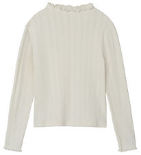 Name It Blouse - NmfRaria - Moonbeam w. Pointelle
