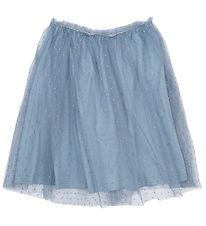 The New Skirt - Tulle - TnNarice - Ashley Blue/Gold w. Gold dot