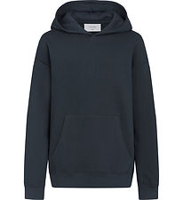 Grunt Hoodie - GrMarlo - Navy w. Print