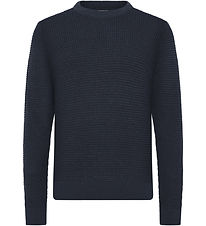 Grunt Blouse - Knitted - GrAnker - Navy
