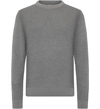 Grunt Blouse - Knitted - GrAnker - Grey Melange