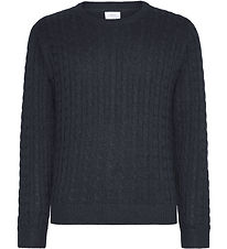 Grunt Blouse - Knitted - GrTue - Navy