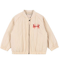 Konges Sløjd Thermo Jacket - Juno Bomber - Smoke Gray w. Bow