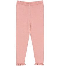 Konges Sløjd Byxor - Stickad - Cypress - Mellow Rose