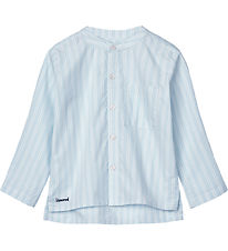 Liewood Shirt - Ashton - Pure Sky/Creme De La Creme