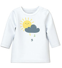 Name It Blouse - NbmVacion - Bright White/Sun Duck Cloud