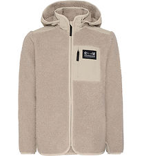 Didriksons Fleecejacka - Teddy - Exa - Beach Beige