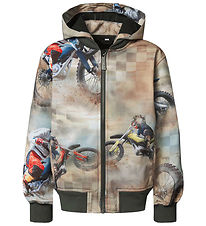 Molo Softshelljacka m. Fleece - Cloudy - Dusty Kors