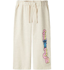 Name It Sweatpants - NmfFossa Stitch - Peyote Melange