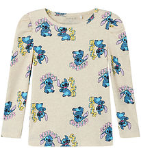 Name It Blouse - Rib - NmfFora - Stitch - Peyote Melange w. Prin