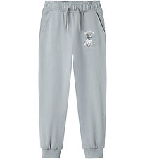 Name It Sweatpants - NkmBedog - Quarry m. Tryck