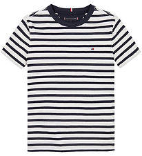 Tommy Hilfiger T-shirt - Essential - Dark Night Navy/White Breto