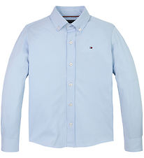 Tommy Hilfiger Skjorta - Piqué - Breezy Blue