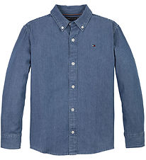 Tommy Hilfiger Shirt - Denim Chambray - Denim Medium+ Wash