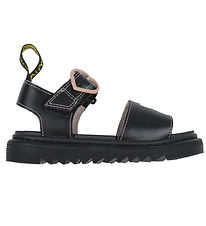Dr. Martens Sandalar - Marlowe Hearts J - Black/Powder Bleikt