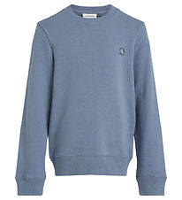Calvin Klein Sweatshirt - Mono Mini Märke - Grisaille Grey