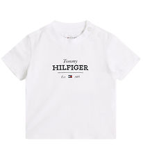 Tommy Hilfiger T-shirt - Monotype 1985 Logo - White
