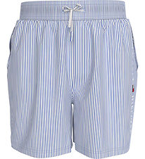 Tommy Hilfiger Badeshorts - Ithaka White Sweet Blue Stripe