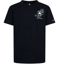 Converse T-Shirt - Schwarz m. Weiß
