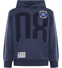 Sweat à Capuche Converse - Marine av. Imprimé