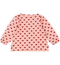Konges Sløjd Blouse - Drey Slit - Amour Rouge w. Hearts