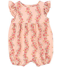 Konges Sløjd Summer Romper - Muslin - Coco Frill - Floria Pink