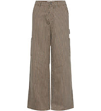 Sofie Schnoor Jeans - Gitte - Chocolate Brown m. Ränder