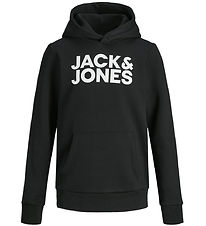Jack & Jones Kapuzenpullover - Noos - JjeCorp - Black/Jr/Large P