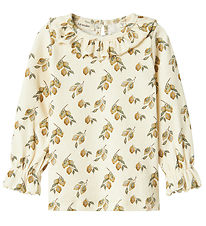 Lil' Atelier Blouse - Rib - NmfGavo - Turtledove/Lemon